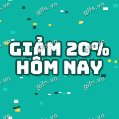 GIẢM 20% HÔM NAY GIF