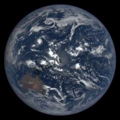rotating earth GIF